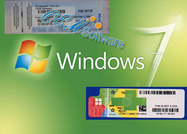 Ursprünglicher Windows 7-Prosoem-PC Produkt-Schlüssel, Verbesserungs-Schlüssel des Gewinn-10 für PC u. Laptop