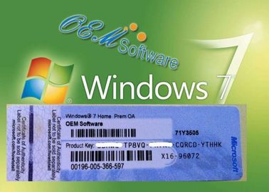 Ursprünglicher PC Windows 7s Home Premium Produkt-Schlüssel-gute Kompatibilität gibt Tauschen frei