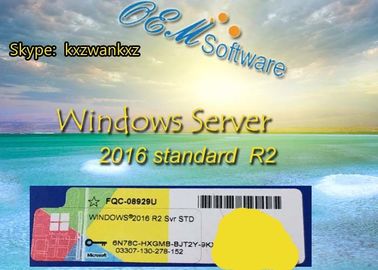 Nehmen Sie schlüssel R2 Satz-Windows Servers 2016 Standardsoem-Software Coa-Aufkleber-Lizenz ab