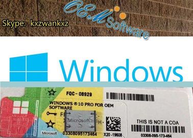 100% gewinnen echter Windows 10 Coa-Aufkleber, Aufkleber 10 Schlüssel-X20 des inländischen Produkts