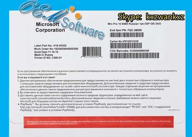 Pro-64 Bit-Soemon-line-Aktivierungs-Schlüssel Coa-Aufkleber DVD-Anweisungs-Windows 10