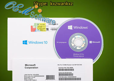 FPP-Lizenz Windows 10 Propro-DVD Kasten-globale Aktivierungen des soem-Satz-Gewinn-10