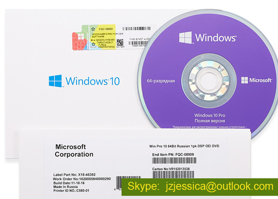 Windows 10 Proschlüssellebenslange garantie des Computer-Lizenz-globale Aktivierungs-Gewinn-10