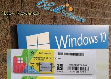 Berufs-DVD Aufkleber-Fabrik globalen Bereichs-Windows 10 Coa-Aufkleber-versiegelt