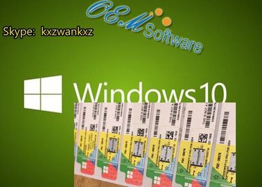 On-line-Aktivierungs-Windows 10 Coa-Aufkleber-Einzelhandels-Schlüssel treffen auf PC Laptop zu