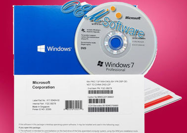 Ursprünglicher Satz Windows 7s Home Premium, Windows 7-Soem-Produkt-Schlüssel COA-Kasten