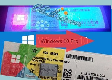 Fachmann-Lizenz-Schlüssel-on-line-Aktivierungs-Gewinn 10 Verbesserungs-Windows 10 Coa-Aufkleber