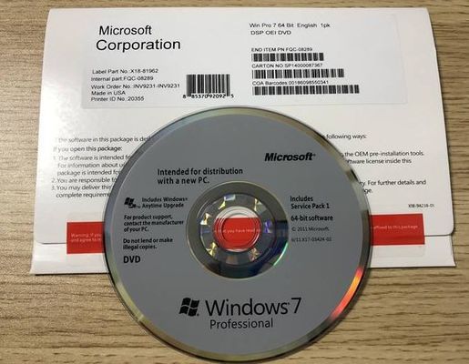 Computer-Windows 7-gewinnen Berufskasten-Hologramm COA Proschlüssel soem-7