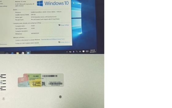 Windows 10 Prodes coa-Aufkleber-2PC Proschlüssel Aktivierungs-Gewinn-10 für Laptop